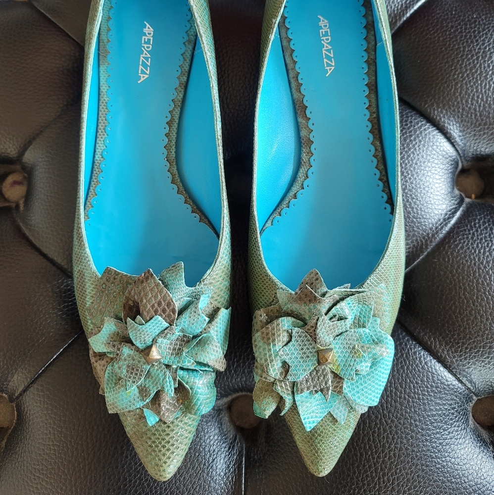 Apepazza snake skin look shoes